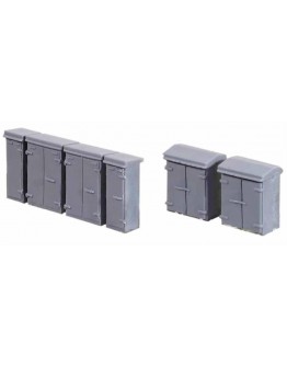 RATIO PLASTIC MODELS - N SCALE BUILDING KIT - RT257 RELAY BOXES KIT
