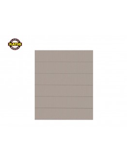 RATIO PLASTIC MODELS - N SCALE BUILDING KIT - RT312 Corrugated Sheets