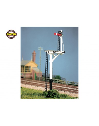 RATIO PLASTIC MODELS - OO/HO SCALE SIGNAL KIT - RT476 LMS ROUND POST 