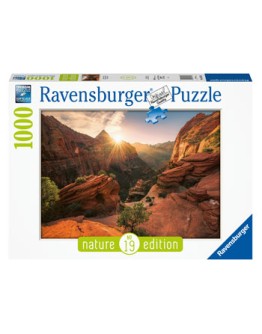 RAVENSBURGER 1000PC JIGSAW PUZZLE - 167548 - Zion Canyon USA