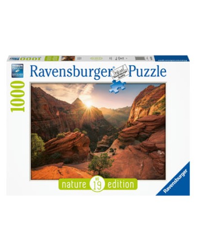 RAVENSBURGER 1000PC JIGSAW PUZZLE - 167548 - Zion Canyon USA