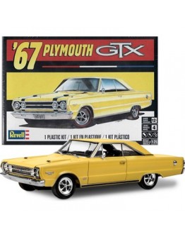 REVELL 1/25 SCALE PLASTIC MODEL CAR KIT - 14481 - 1967 PLYMOUTH GTX RE14481