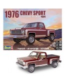 REVELL 1/24 SCALE PLASTIC MODEL CAR KIT - 14486 - 1976 CHEVY SPORT STEPSIDE PICKUP 4X4 RE14486