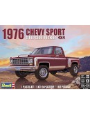 REVELL 1/24 SCALE PLASTIC MODEL CAR KIT - 14486 - 1976 CHEVY SPORT STEPSIDE PICKUP 4X4 RE14486