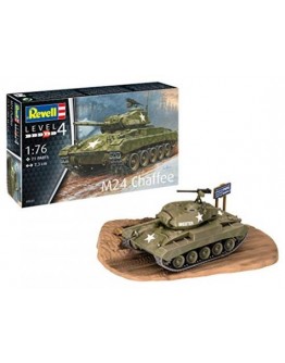 REVELL 1/76 SCALE PLASTIC MODEL MILITARY KIT - 03323 - M24 CHAFFEE RE03323
