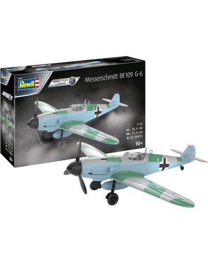 REVELL 1/32 SCALE PLASTIC MODEL AIRCRAFT KIT - 03653 - EASY CLICK SYSTEM - MESSERSCHMITT BF 109 G-6 RE03653