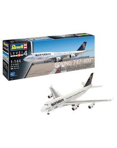 REVELL 1/144 SCALE PLASTIC MODEL AIRCRAFT KIT - 03780 BOEING 747-400 RE03780