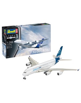 REVELL 1/288 SCALE PLASTIC MODEL AIRCRAFT KIT - 03808 A380 AIRBUS RE03808