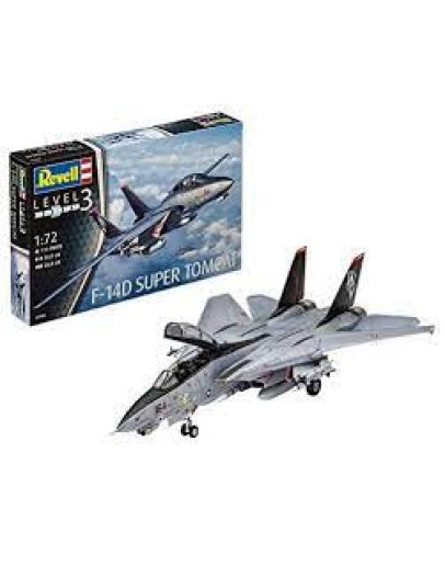 REVELL 1/72 SCALE PLASTIC MODEL - 03960 - F-14D SUPER TOMCAT RE03960