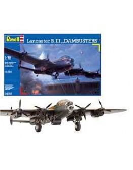 REVELL 1/72 SCALE PLASTIC MODEL AIRCRAFT KIT - 04295 - LANCASTER B.III 'DAMBUSTER' RE04295