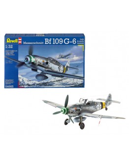 REVELL 1/32 SCALE PLASTIC MODEL AIRCRAFT KIT - 04665 - MESSERSCHMITT BF 109 G-6 LATE & EARLY VERSIONS RE04665