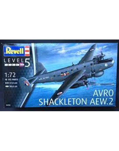 REVELL 1/72 SCALE PLASTIC MODEL AIRCRAFT KIT - 04920 - AVRO SHACKLETON AEW.2 RE04920