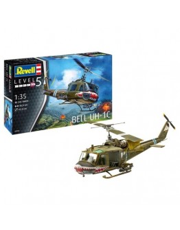 REVELL 1/35 SCALE PLASTIC MODEL AIRCRAFT KIT - 04960 - BELL UH-1C RE04960