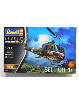 REVELL 1/35 SCALE PLASTIC MODEL AIRCRAFT KIT - 04960 - BELL UH-1C RE04960