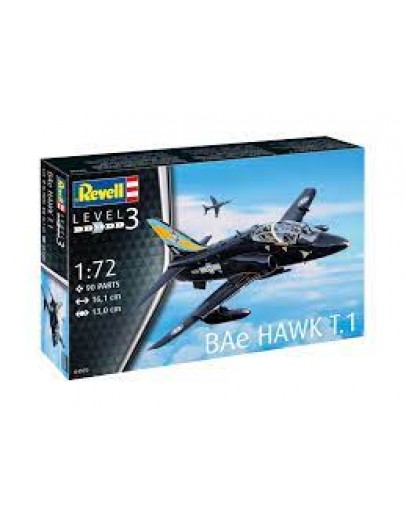 REVELL 1/72 SCALE PLASTIC MODEL AIRCRAFT KIT - 04970 - BAE HAWK T.1 RE04970