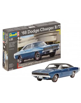 REVELL 1/24 SCALE PLASTIC MODEL CAR KIT - 07188 - 1968 DODGE CHARGER R/T RE07188