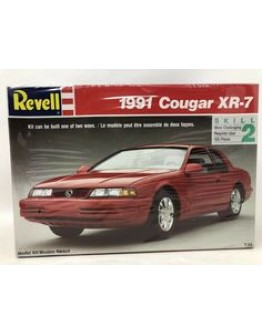 REVELL 1/25 SCALE PLASTIC MODEL CAR KIT - 07432- 1991 FORD COUGAR XR-7 RE07432
