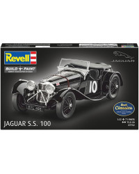 REVELL 1/32 SCALE PLASTIC MODEL CAR KIT - 07752 - JAGUAR S.S. 100 RE07752