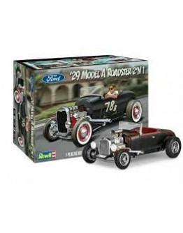 REVELL 1/24 SCALE PLASTIC MODEL CAR KIT - 14463 - FORD 29A HOTROD RE14463