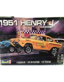 REVELL 1/24 SCALE PLASTIC MODEL CAR KIT - 14514 - 1951 HENRY J GASSER DRAG RACER - RE14514