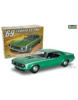 REVELL 1/25 SCALE PLASTIC MODEL CAR KIT - 14525 SS CAMARO 69 RE14525