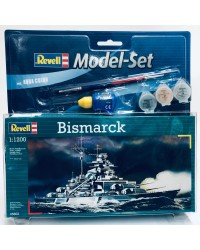 REVELL 1/1200 SCALE PLASTIC MODEL SHIP KIT - 65802 - BISMARCK RE65802