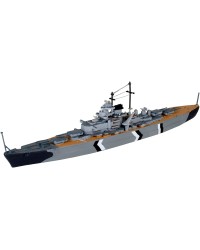 REVELL 1/1200 SCALE PLASTIC MODEL SHIP KIT - 65802 - BISMARCK RE65802