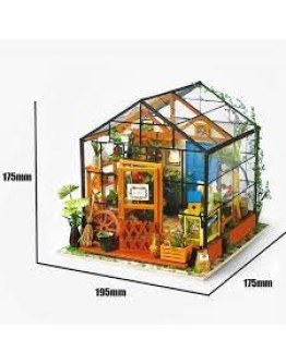 ROBOTIME DIY MINI WOODEN HOUSE KIT - DG104 - CATHY'S FLOWER HOUSE