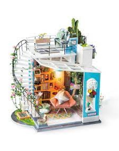 ROBOTIME DIY MINI WOODEN HOUSE KIT - DG12 - DORA'S LOFT