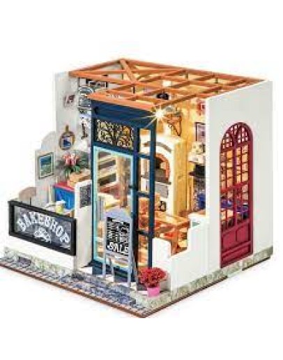 ROBOTIME DIY MINI WOODEN HOUSE KIT - DG143 - NANCY'S BAKE SHOP