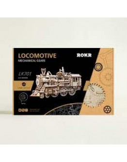 ROBOTIME DIY WOODEN KIT - LK701 - MECHANICAL MODELS - LOCOMOTIVE