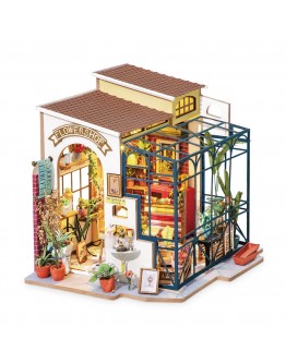 ROBOTIME DIY MINI WOODEN HOUSE KIT - DG145 - EMILY'S FLOWER SHOP