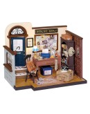 ROBOTIME DIY MINI WOODEN HOUSE KIT - DG157 - MYSTIC ARCHIVE SERIES - MOSE'S DETECTIVE AGENCY