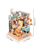 ROBOTIME DIY MINI WOODEN HOUSE KIT - DS016 - SWEET DREAM - BEDROOM