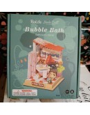 ROBOTIME DIY MINI WOODEN HOUSE KIT - DS018 - BUBBLE BATH - BATHROOM