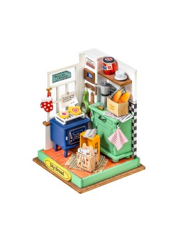 ROBOTIME DIY MINI WOODEN HOUSE KIT - DS029 - AFTERNOON BAKING TIME