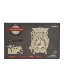 ROBOTIME DIY WOODEN KIT - LK503 - MECHANICAL MODELS - OWL CLOCK