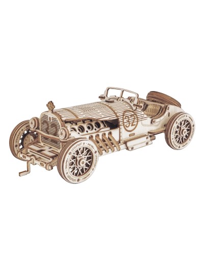 ROBOTIME 1/16 SCALE DIY WOODEN KIT - MC401 - GRAND PRIX CAR