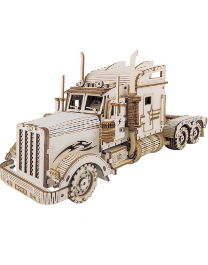 ROBOTIME 1/40 SCALE DIY WOODEN KIT - MC502 - HEAVY TRUCK