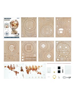 ROBOTIME DIY WOODEN KIT - ST003 - LUMINOUS GLOBE