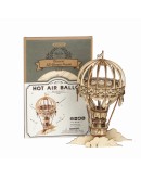 ROBOTIME CLASSIC 3D DIY WOODEN PUZZLE - TG406 - HOT AIR BALLOON