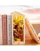 ROBOTIME DIY WOODEN KIT - TGB02 - 3D BOOKEND - SUNSHINE TOWN