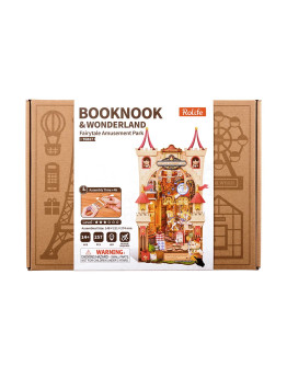 ROBOTIME ROLIFE BOOK NOOK & WONDERLAND CRAFT KIT - TGB17 - FAIRYTALE AMUSEMENT PARK