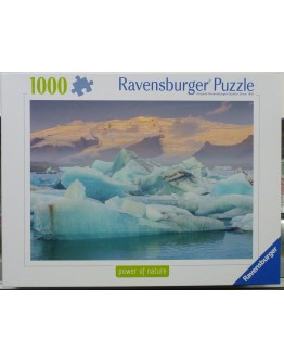 RAVENSBURGER 1000 PC JIGSAW PUZZLE - 13945 JOKULSARLON ICELAND - RB013945