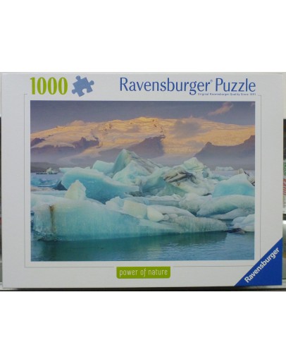 RAVENSBURGER 1000 PC JIGSAW PUZZLE - 13945 JOKULSARLON ICELAND - RB013945