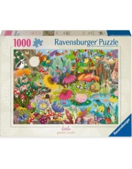 RAVENSBURGER 1000 PC JIGSAW PUZZLE - 014560 LITTLE GARDEN WORLD - RB014560