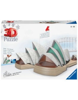 RAVENSBURGER 3D 237PC JIGSAW PUZZLE - 112432 - Sydney Opera Houes 3D