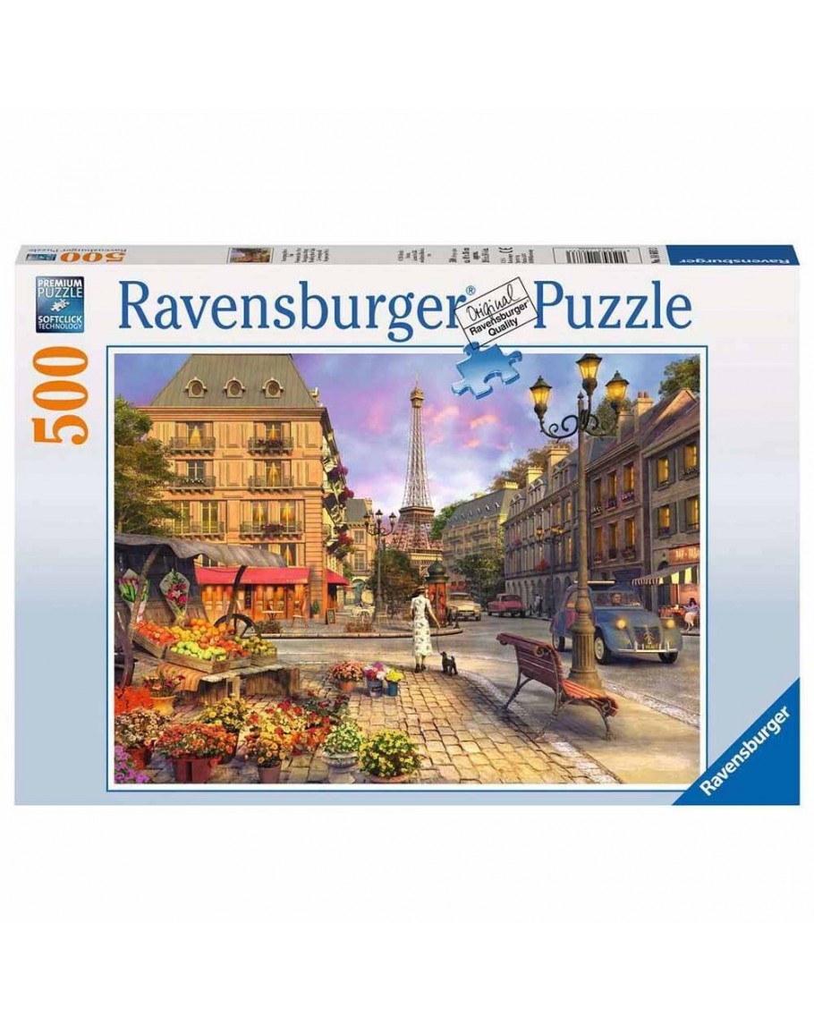 RAVENSBURGER 500PC JIGSAW PUZZLE A Walk Through Paris