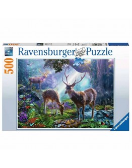 RAVENSBURGER 500PC JIGSAW PUZZLE - 148288 - Deer in the Wild 