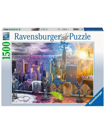 RAVENSBURGER 1500PC JIGSAW PUZZLE - 160082 - Seasons of New York 